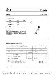 P0130AA datasheet pdf SGS Thomson Microelectronics