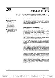 AN1556 datasheet pdf SGS Thomson Microelectronics