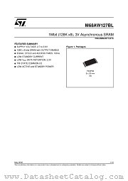 M68AW127BL datasheet pdf SGS Thomson Microelectronics
