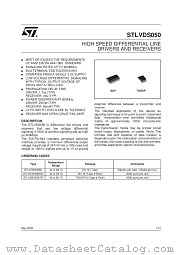 STLVDS050BD datasheet pdf SGS Thomson Microelectronics