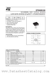 STS5NS150 datasheet pdf SGS Thomson Microelectronics