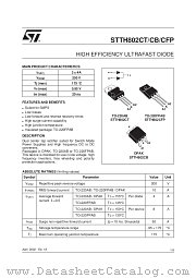 STTH802CB datasheet pdf SGS Thomson Microelectronics