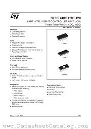 ST52E420 datasheet pdf SGS Thomson Microelectronics