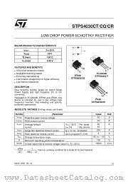 STPS4030CT datasheet pdf SGS Thomson Microelectronics
