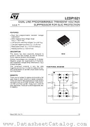 LCDP1521 datasheet pdf SGS Thomson Microelectronics