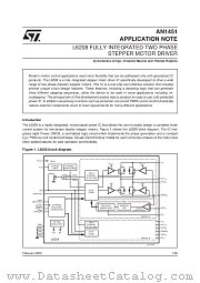 AN1451 datasheet pdf SGS Thomson Microelectronics