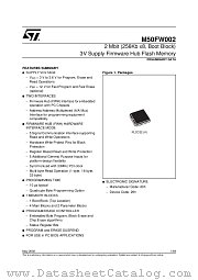 M50FW002 datasheet pdf SGS Thomson Microelectronics