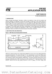 AN1491 datasheet pdf SGS Thomson Microelectronics