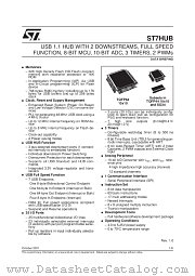 ST7HUB datasheet pdf SGS Thomson Microelectronics