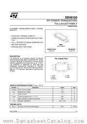 SD56150 datasheet pdf SGS Thomson Microelectronics
