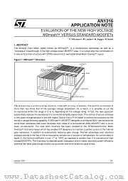 AN1316 datasheet pdf SGS Thomson Microelectronics