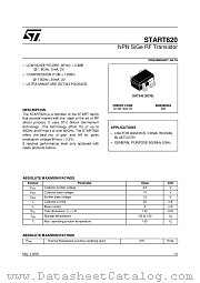 START620 datasheet pdf SGS Thomson Microelectronics