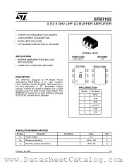 STB7102 datasheet pdf SGS Thomson Microelectronics