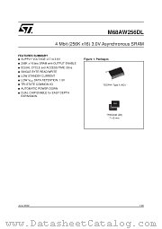 M68AW256D datasheet pdf SGS Thomson Microelectronics