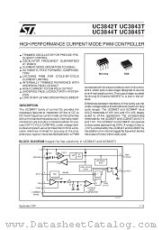 UC3843TN datasheet pdf SGS Thomson Microelectronics