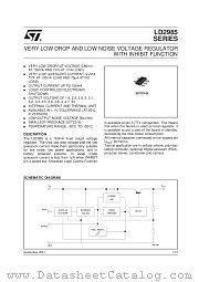 LD2985AM35R datasheet pdf SGS Thomson Microelectronics