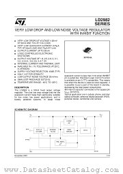 LD2982AM25R datasheet pdf SGS Thomson Microelectronics