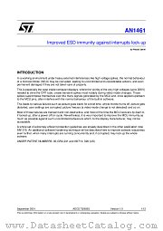 AN1461 datasheet pdf SGS Thomson Microelectronics