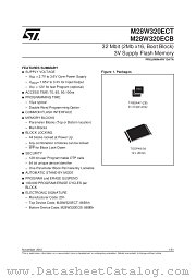 M28W320ECT datasheet pdf SGS Thomson Microelectronics