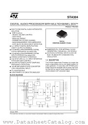 STA304 datasheet pdf SGS Thomson Microelectronics
