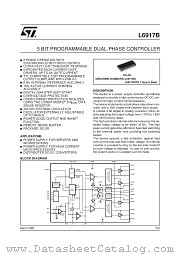 L6917BD datasheet pdf SGS Thomson Microelectronics