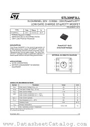 STL30NF3LL datasheet pdf SGS Thomson Microelectronics