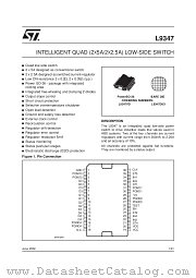 L9347DIE1 datasheet pdf SGS Thomson Microelectronics