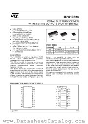 M74HC623RM13TR datasheet pdf SGS Thomson Microelectronics