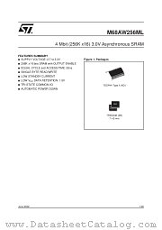 M68AW256ML datasheet pdf SGS Thomson Microelectronics