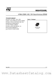 M68AR256ML datasheet pdf SGS Thomson Microelectronics