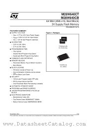 M28W640CB datasheet pdf SGS Thomson Microelectronics