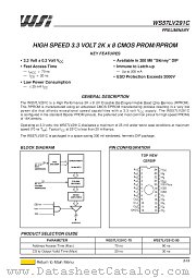 WS57LV291C datasheet pdf SGS Thomson Microelectronics