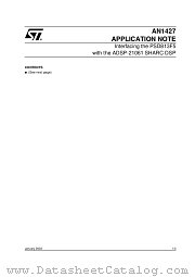 AN1427 datasheet pdf SGS Thomson Microelectronics