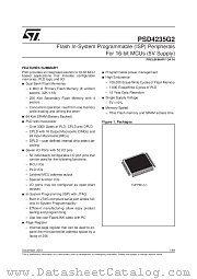PSD4235G2 datasheet pdf SGS Thomson Microelectronics
