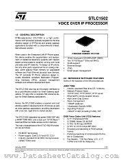 STLC1502 datasheet pdf SGS Thomson Microelectronics