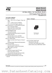 M58CR032C datasheet pdf SGS Thomson Microelectronics