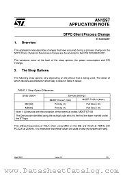 AN1297 datasheet pdf SGS Thomson Microelectronics