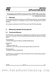 AN1218 datasheet pdf SGS Thomson Microelectronics