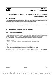 AN1217 datasheet pdf SGS Thomson Microelectronics