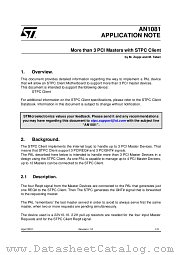 AN1081 datasheet pdf SGS Thomson Microelectronics