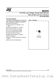 M25P05-V datasheet pdf SGS Thomson Microelectronics