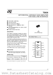TS636 datasheet pdf SGS Thomson Microelectronics