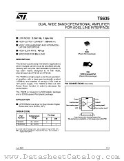 TS635 datasheet pdf SGS Thomson Microelectronics