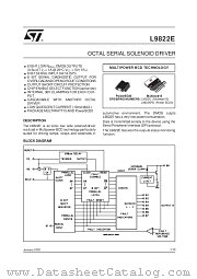 L9822E datasheet pdf SGS Thomson Microelectronics