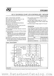 STE2001 datasheet pdf SGS Thomson Microelectronics