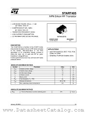 START405 datasheet pdf SGS Thomson Microelectronics
