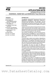AN1203 datasheet pdf SGS Thomson Microelectronics