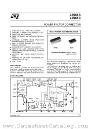 L4981BD datasheet pdf SGS Thomson Microelectronics