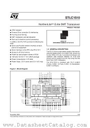 STLC1510 datasheet pdf SGS Thomson Microelectronics