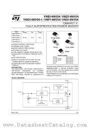 VNB14NV04 datasheet pdf SGS Thomson Microelectronics